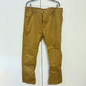 Levi’s 513 Slim Straight Jeans Pants Men’s 38x32 Brown Tan